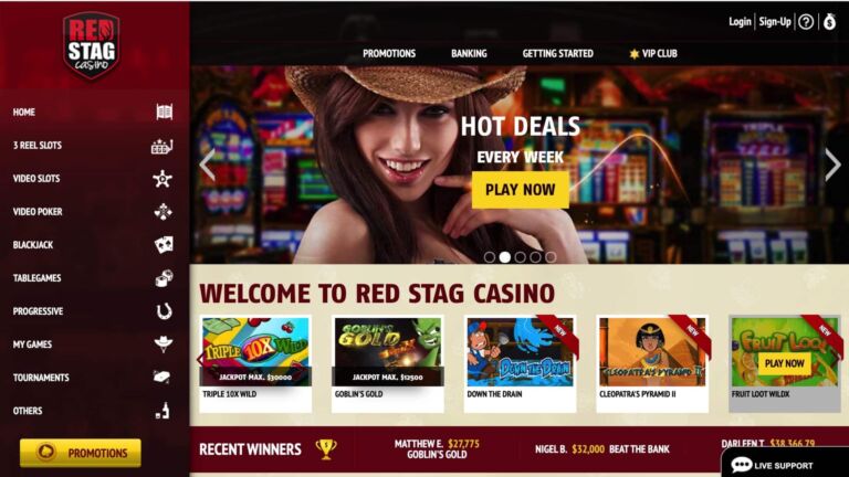 Is Red Stag Casino holding onto its top status in 2025? Our thorough review seeks to answer this.